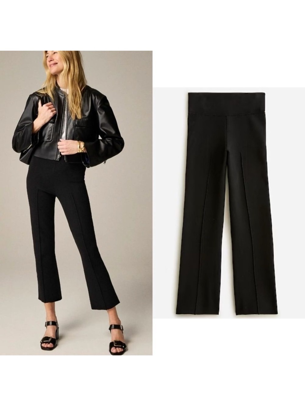 J Crew Delaney kick out flare sweater pant